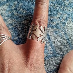 Stainless Steel Angel Wings Ring