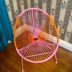 metal child chair 