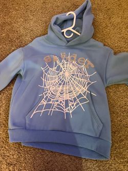 Baby blue spider hoodie