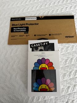 Casetify Murakami Case & Belkin Screen Protector for iPhone 15 Pro Max