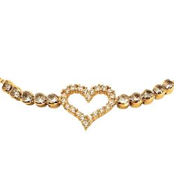 Stoned Heart Bracelet 