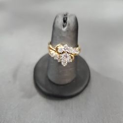 TWO PIECE CLUSTER RING
