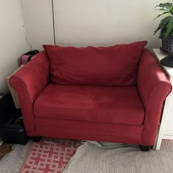 Red Sleeper Loveseat
