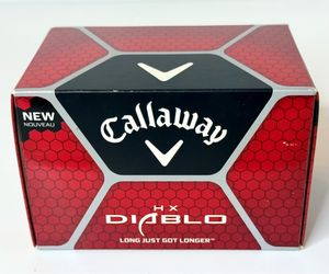 Callaway HX Diablo Golf Balls 12 Pack 2-Piece HEX Aerodynamics New Box