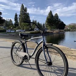 New Awesome 😎 Men’s Raiders Beach Cruiser Bike Bicycle Standard Adult Size 26” Tires  Father’s Day 