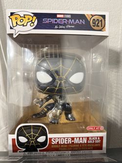 🕷️ Funko Pop Jumbo Spider-Man 921 No Way Home Exclusive 10” BLACK GOLD