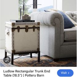 Pottery Barn (Luglow Chess/Rectangular End Table)
