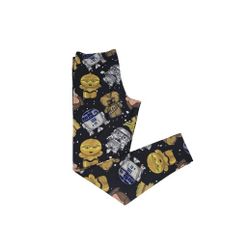 Star Wars Mighty Fine Leggings Yoga Pants Polyester Spandex Size XL Yoda Leia 