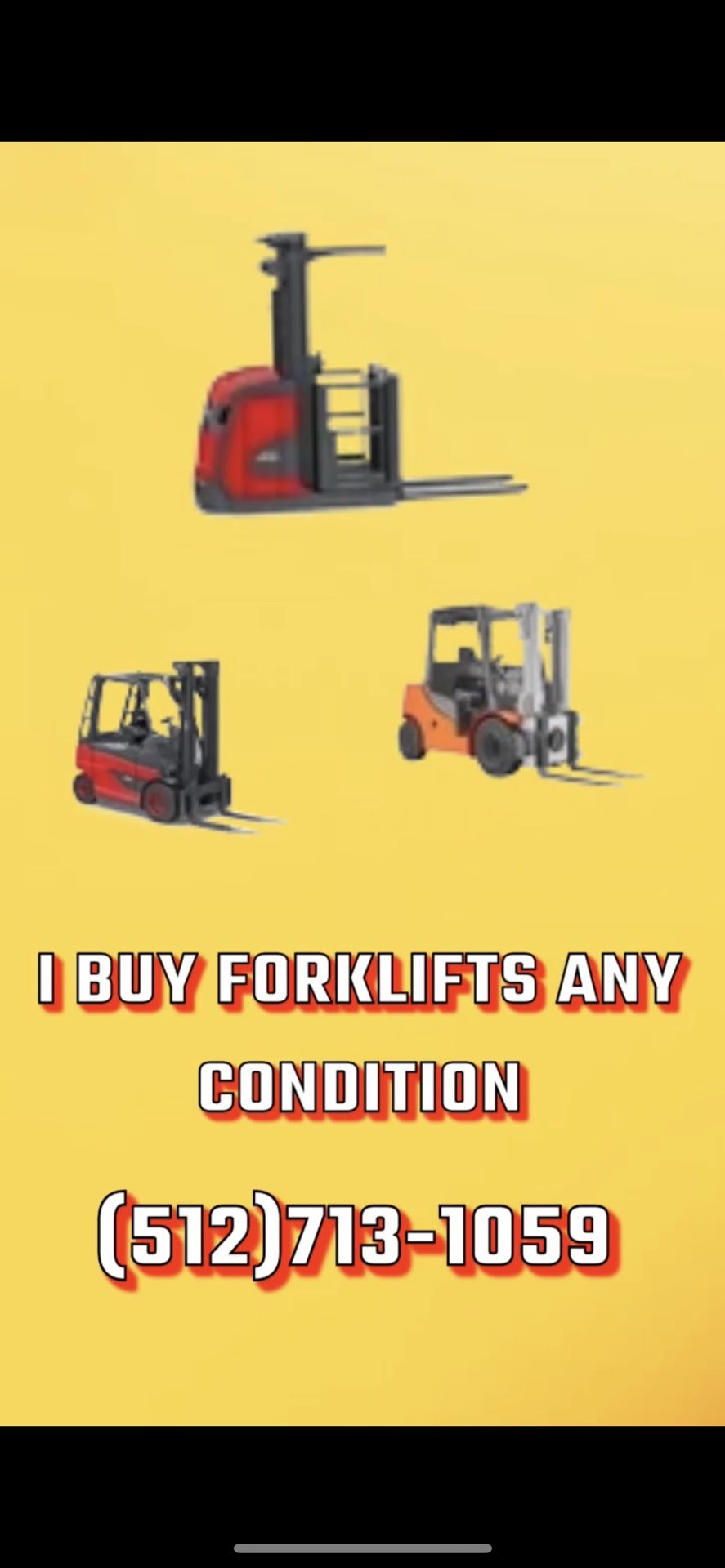 I Buy Forklifts!!!!