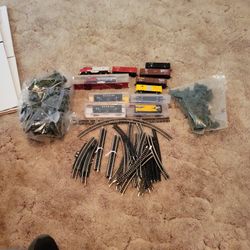 Lot Of "N" Scale Trains And Accessories