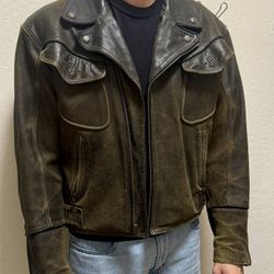 Harley Davidson Men’s Billings Distressed Winged Jacket