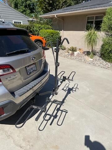 hitch bike rack for 2 bikes