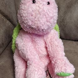 Mary Meyers Sweet Rascals Pink & Green Turtle Plush Toy