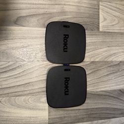 Two Roku Media Streaming Boxes Roku Ultra 4K HD 4660X2 and 4670X Box Only AS IS
