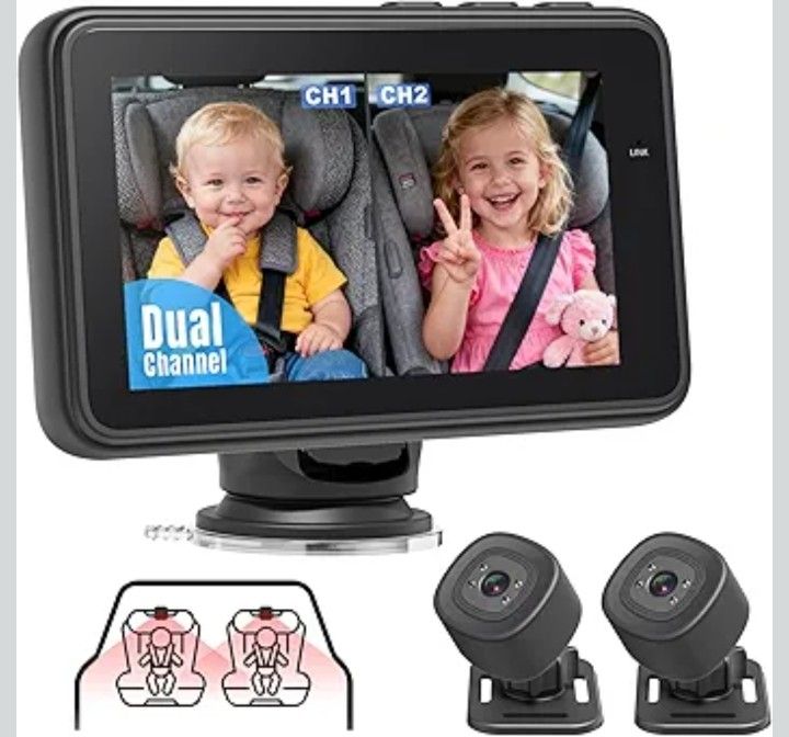 Car Camera for 2 Kids