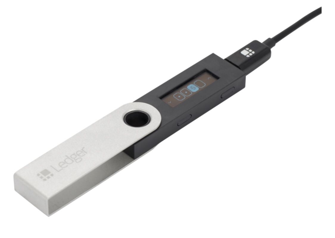 Ledger Nano S Cryptocurrency Hard Wallet Storage