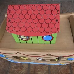 Small Noah’s Ark ( Wood) With Animals