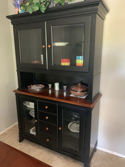 Dining Table and Hutch