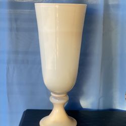 Tall Opaque Vintage Vase. Great Condition, No Markings