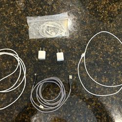 iPhone Cables, Chargers and Ear Buds $5 Each 