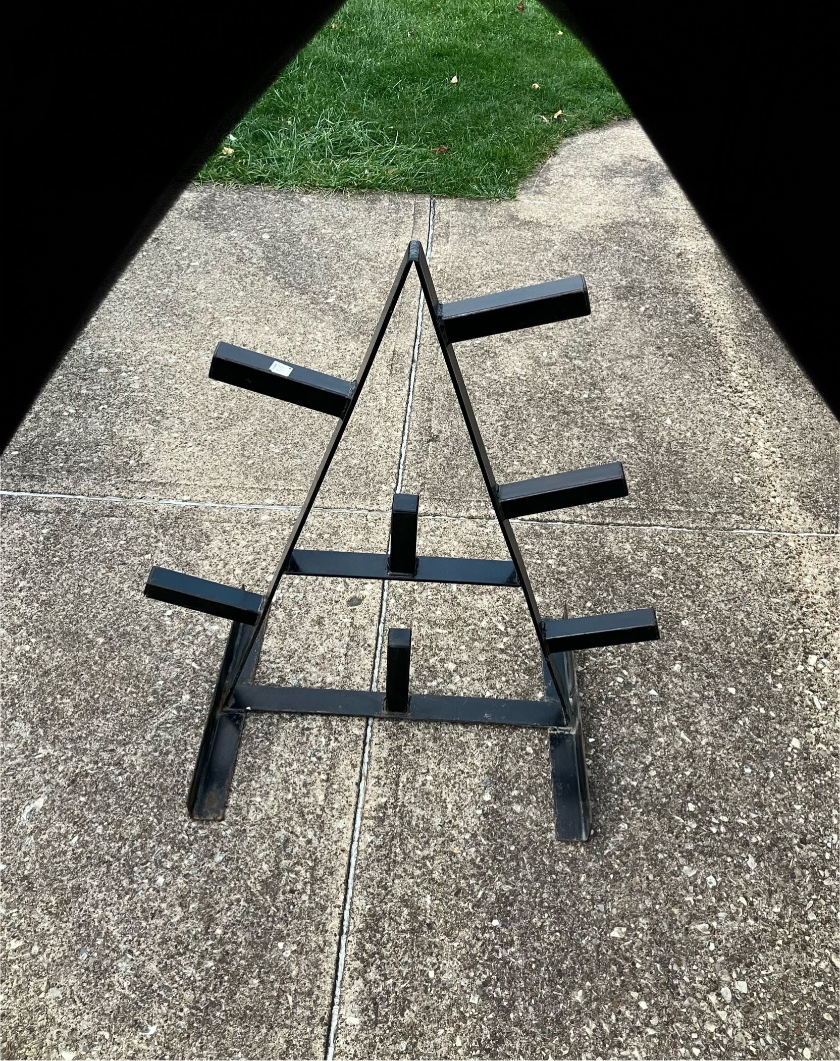 Olympic 2” hole weight Plate rack tree weights plates storage holder All Metal Large