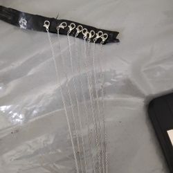 8    1.1 mm  Silver Chains
