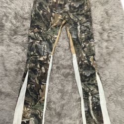 Camo Stacked Jeans