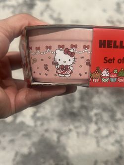Hello Kitty Christmas Set Of 2 Ramekins