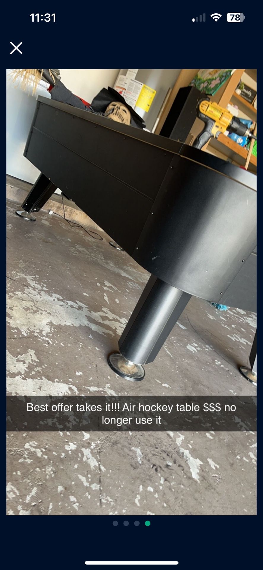 Air Hockey Table