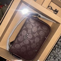 Brand New Mini Coach Bag Set With Charms
