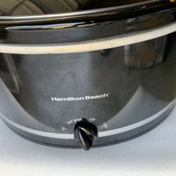 Hamilton Beach Slow Cooker, Extra-Large Capacity, Serves 10+, 8 Quarts, Black, 33185  Hardly ever used.  Asking price is $35.00  Pick up in Powder Spr