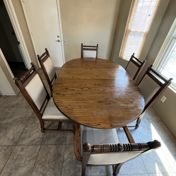 Clawfoot dining table