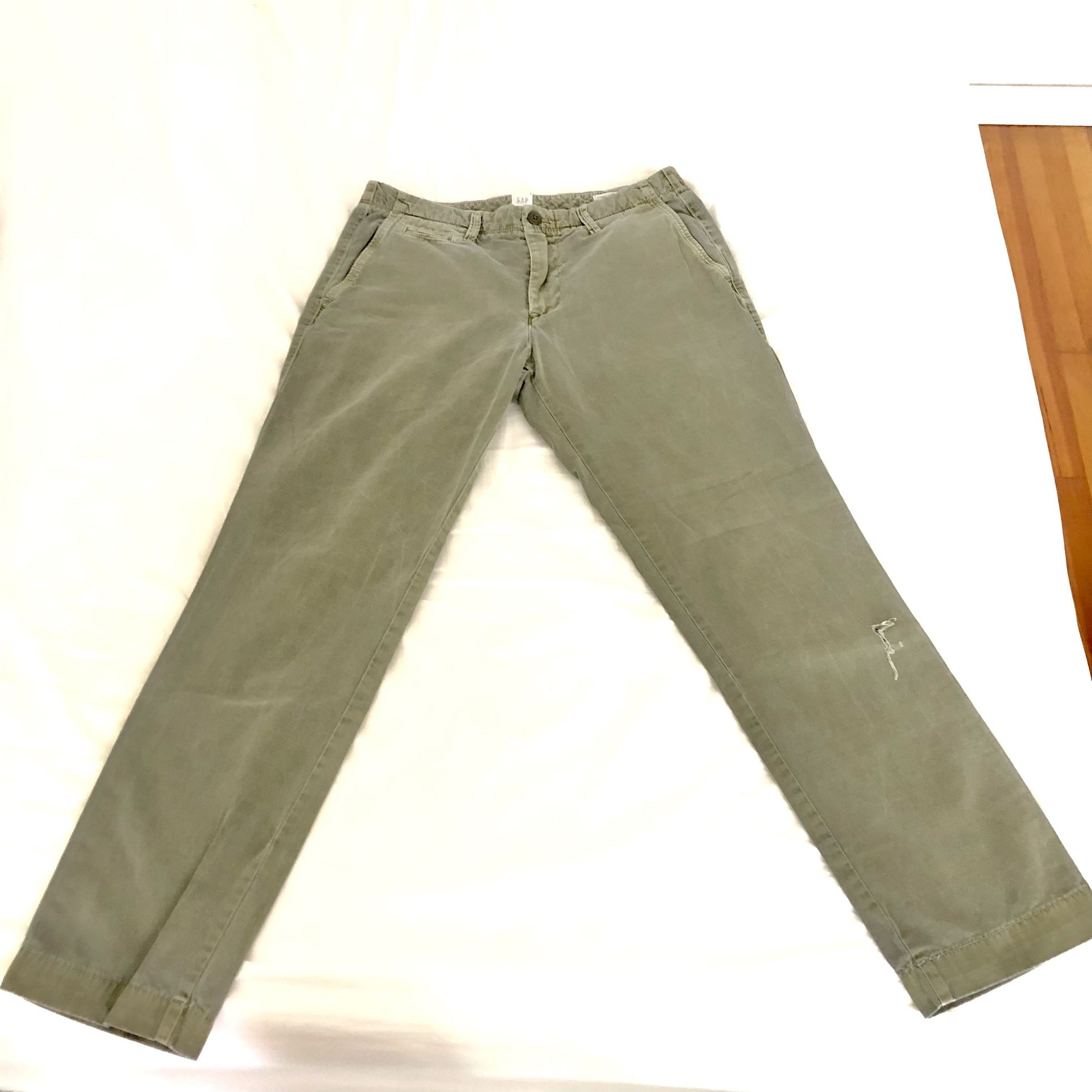 Gap Vintage Slim Fit – 31x30, Olive