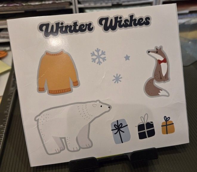 Scrapbook.com Winter Wishes Stamp & Die Set