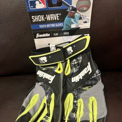 Franklin Youth Batting Gloves Shok-Wave, Size Youth XS. $5