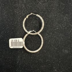Sterling Silver Hoops 