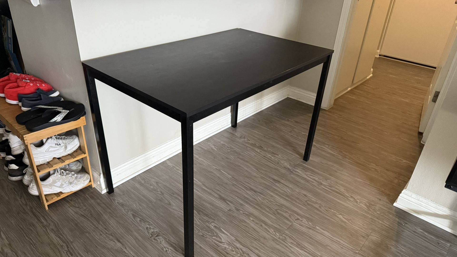 IKEA SANDSBERG Black Dining Table/Desk