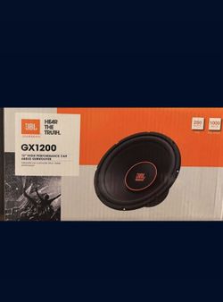   JBL 12” High Performance 250/1000 Watt Subwoofers