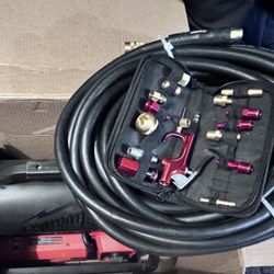 Milwaukee M18FUEL  2Gallon Quiet Air Compressor/W 100 Foot Hose And Attachments
