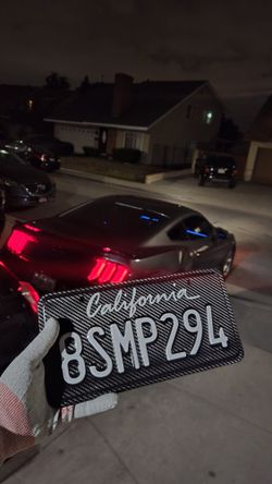 License Custom Wrap Plate