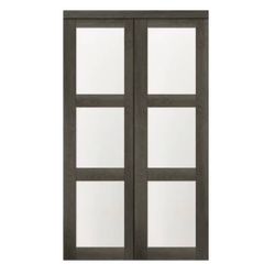 RELIABILT 72 x 80 SLIDING BYPASS GLASS CLOSET DOOR EU2460IAFGE072080