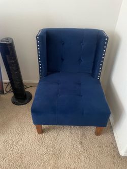 Blue Accent Chair