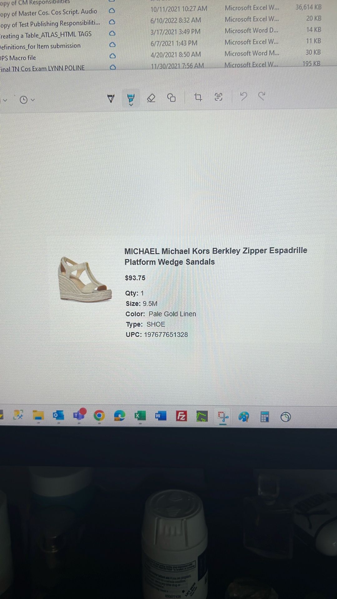 Michael Kors, Berkley, Zipper, espadrille platform Wedge Sandals