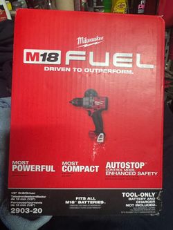 M18 FUEL 18V Lithium-Ion Brushless Cordless 1/2 in. Hammer Drill/Driver (Tool-Only)