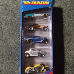 Hot Wheels 50's Cruisers 5 Diecast Gift Pack.  Cash Porch Pickup Redmond 