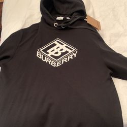 MENS BURBERRY HOODIE SIZE LARGE