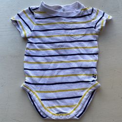 Janie and Jack Baby Boys 0-3 Months Striped Bodysuit