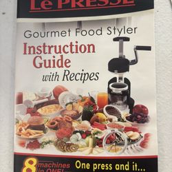 Le Presse Food Styler New In Box