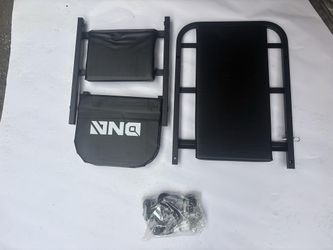 40 Inches Folding 2 in 1 Rolling Creeper, Adjustable Roller Garage Chair Lay Down or Sit (Black)