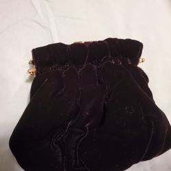 Elegant Black Velvet Evening Clutch